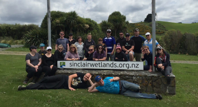 Crombie Lockwood Otago staff at Sinclair Wetlands