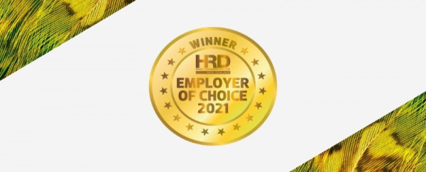HRD Employer of Choice 2021 medal